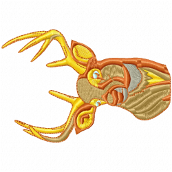 Gazelle Embroidery Design 7